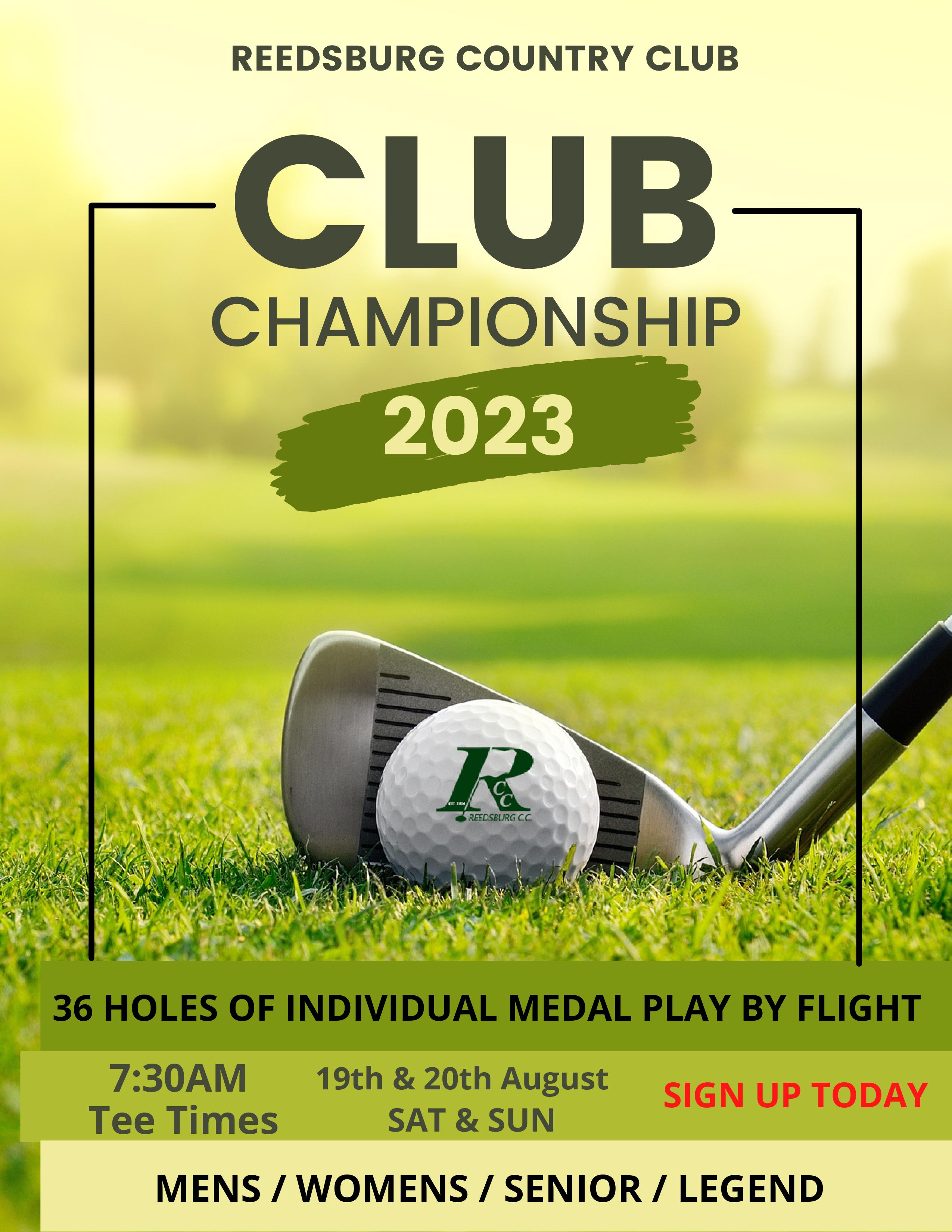 2023 Reedsburg Country Club Club Championship