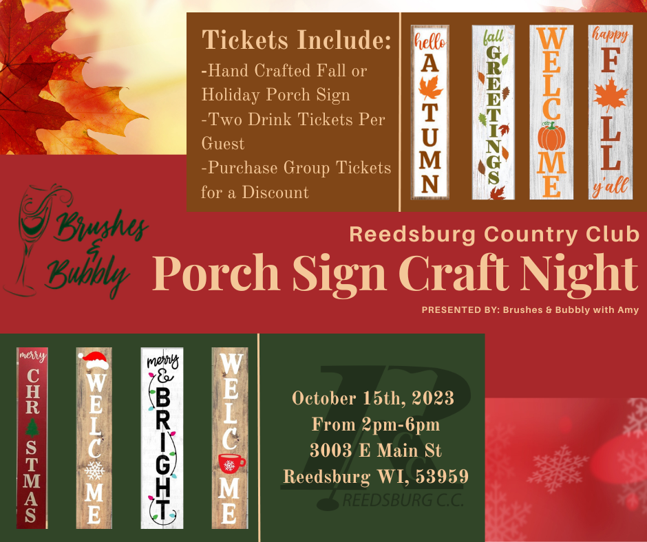 Porch Sign Night At RCC Flyer for website Instagram Story Facebook Post Landscape 2