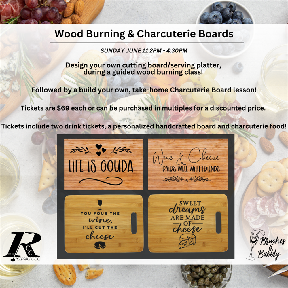 Wood Burning Charcuterie Boards FB 1